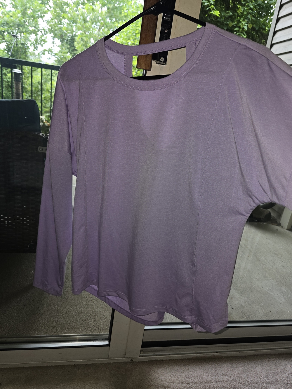 all in motion Lavender Performance Long Sleeve Top